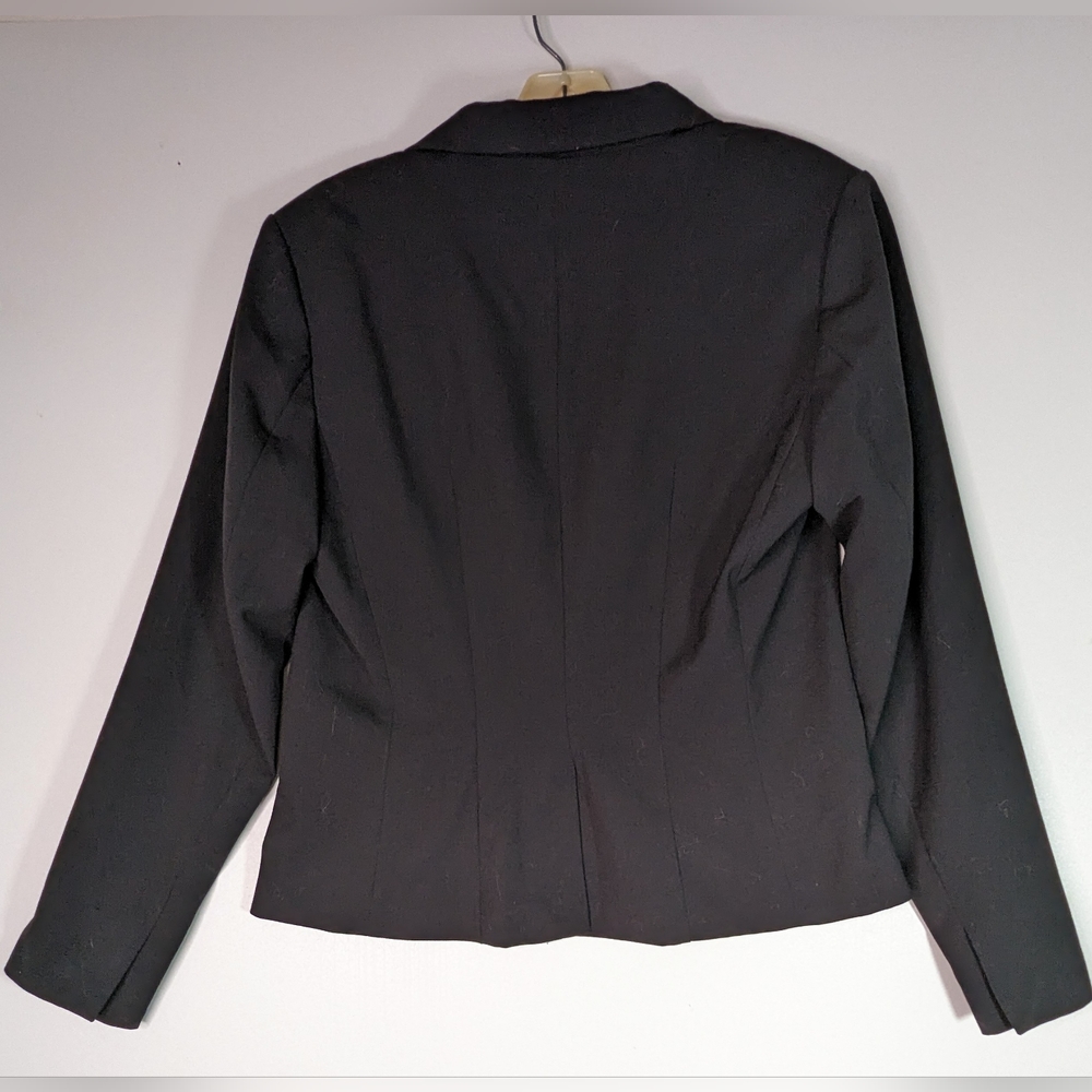 Black Short Blazer Size 4 Single Button H & M Fit… - image 2